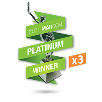 INFUSE receives three platinum awards from the Marcom Awards 2021.
