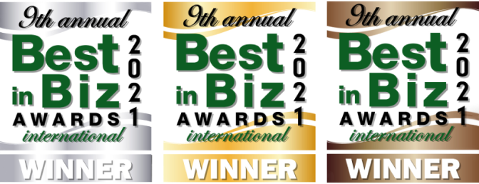 INFUSE wins Best in Biz Awards 2021 International.